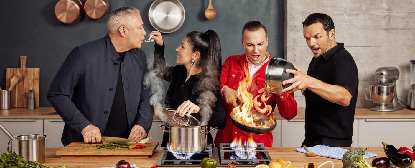 Sat.1 h&auml;lt an bew&auml;hrtem K&ouml;che-Quartett fest