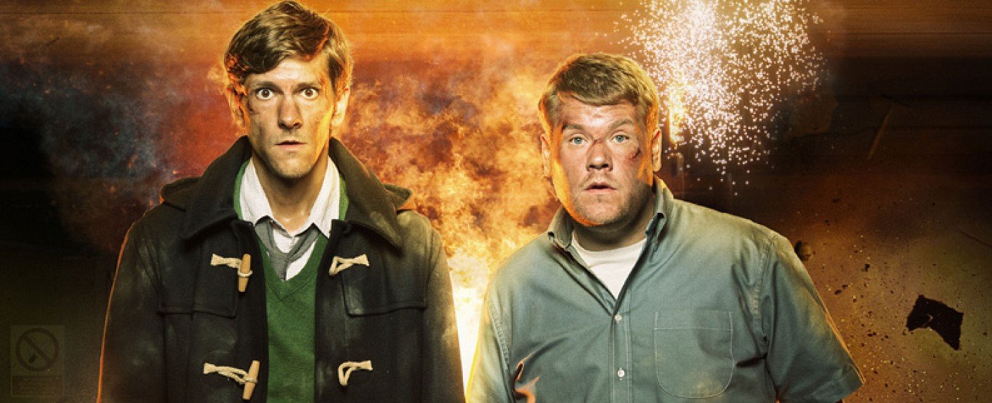 Britische Action-Comedy mit James Corden