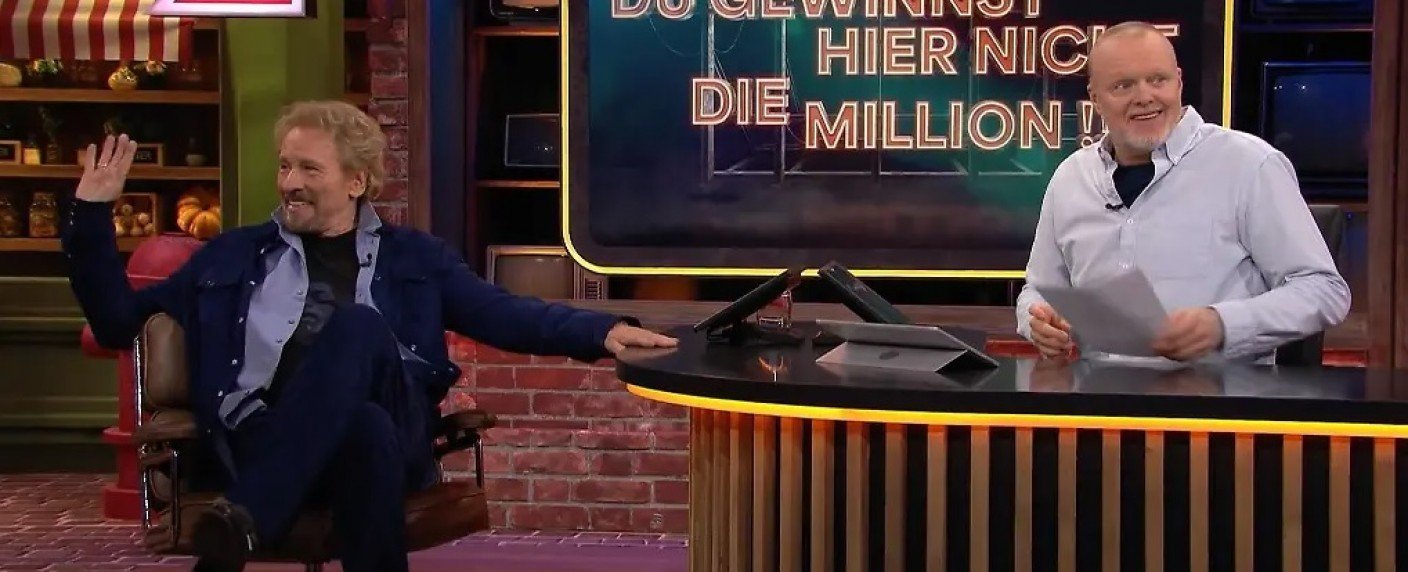 Gastmoderation bei "Du gewinnst hier nicht die Million"