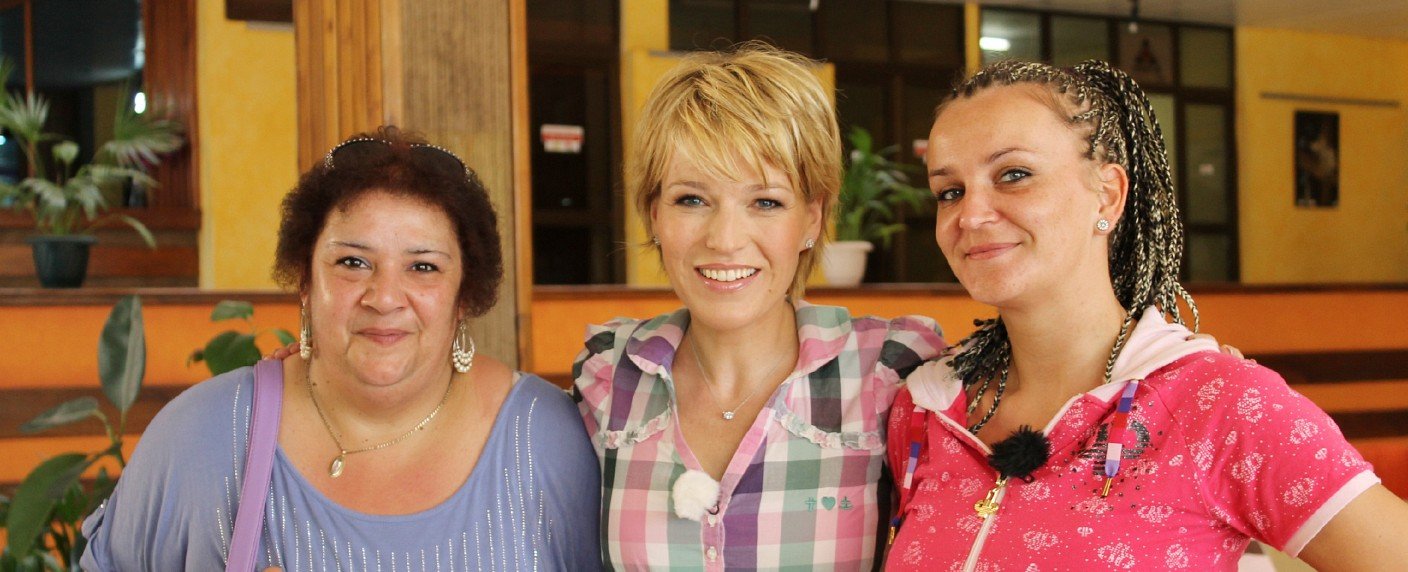 Familienzusammenführung mit der "Volle Kanne"-Moderatorin