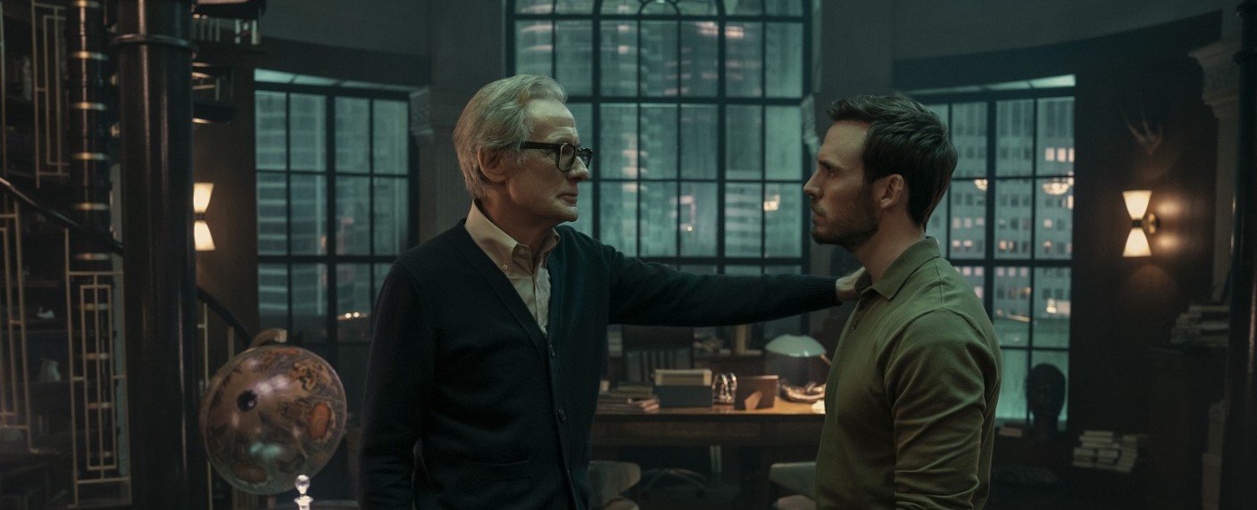 Sam Claflin und Bill Nighy als Vater und Sohn
