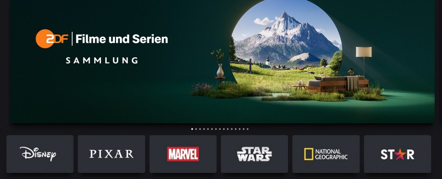 Über 3000 deutschsprachige Episoden und Filme als "ZDF Filme und Serien"