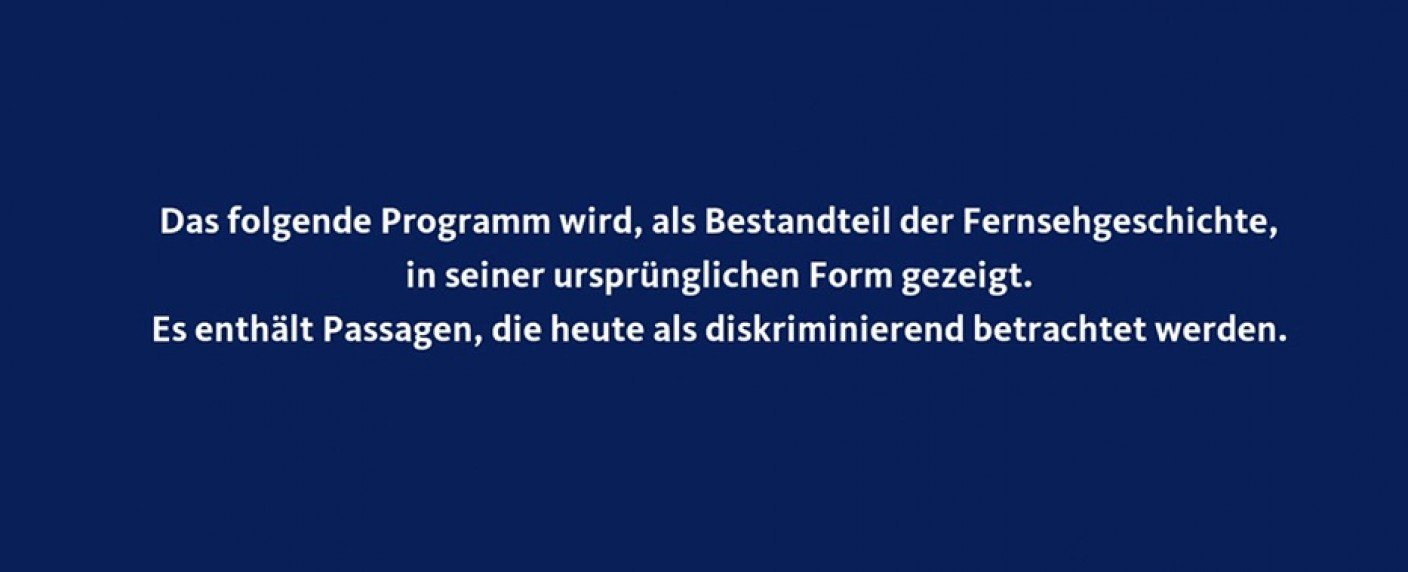 Warnhinweise vor jahrzehntealten Comedyshows