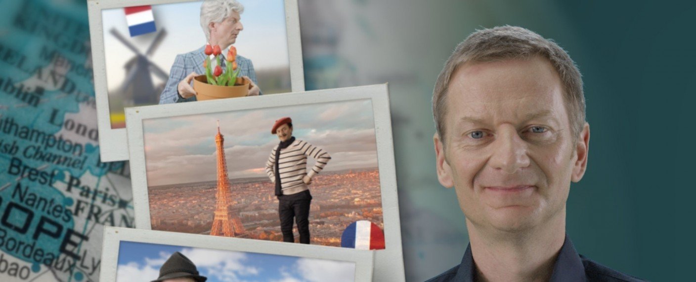 Überprüfung von Klischees über Frankreich, die Schweiz und die Niederlande