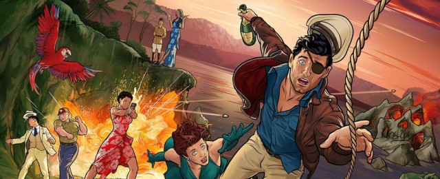 Sterling Archer verschlägt es nach "Danger Island"