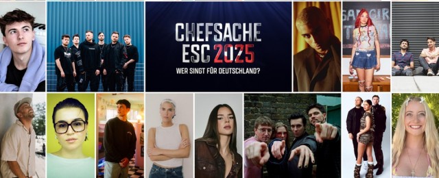 "Chefsache ESC": Diese 24 Acts wollen für Deutschland antreten