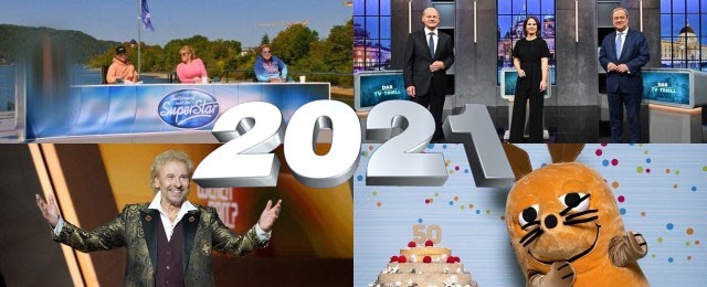 Das deutsche Fernsehjahr 2021 im Rückblick: Retrofieber, Seriositätsoffensive und Wahl-TV XXL