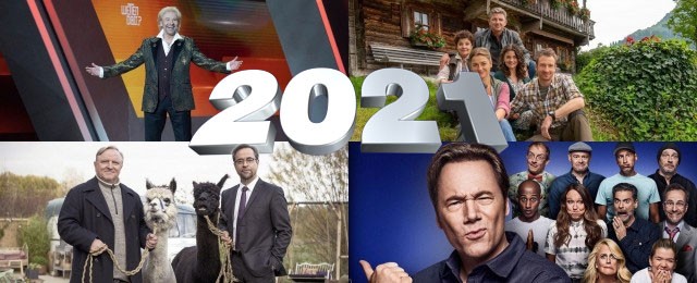 Von "Wetten, dass..?" über "Bergdoktor" und "Tatort" bis "LOL": Das waren die 50 größten TV-Erfolge 2021
