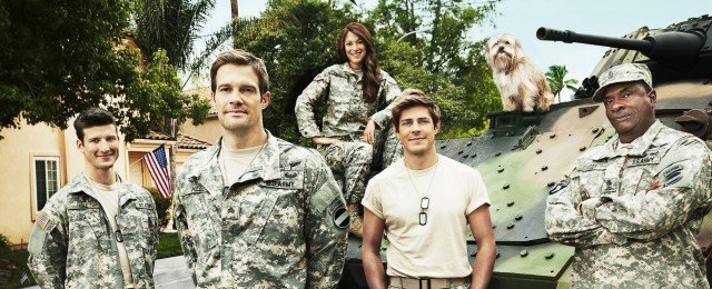 Geoff Stults, Chris Lowell und Parker Young als "Brothers in Arms"