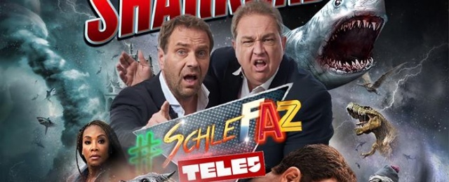 Kalkofe und Rütten zelebrieren letzten Teil des Hai-Tornados