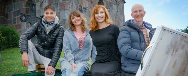 Alwara Höfels, Andrea Sawatzki und Bernhard Schütz sind auf "Reisen mit Muddi"