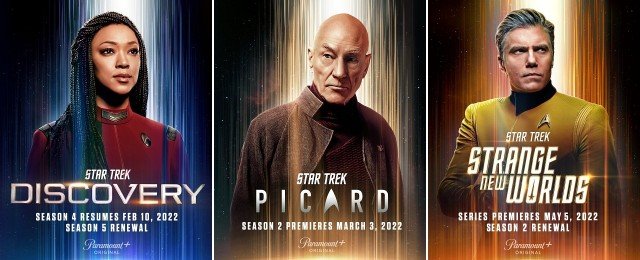 Drei Serienverlängerungen und zwei Terminankündigungen im "Star Trek"-Franchise