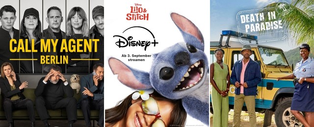 Disney+- und Star-Highlights im September: "Death in Paradise", "Call My Agent", "Lilo & Stitch"