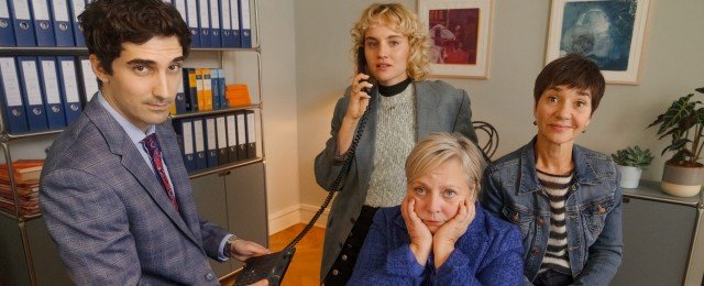 Anja Franke und Roswitha Schreiner kommen aus "Liebling Kreuzberg" mit Manfred Krug