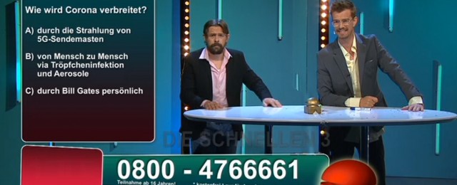 15 Minuten Call-In-Wahnsinn mit ernstem Hintergrund