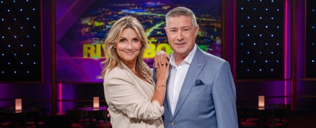 Mariella Ahrens und Joey Heindle im Gesprch mit Llambi und Fisher