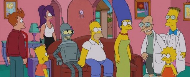 "Die Simpsons" treffen die "Futurama"-Crew