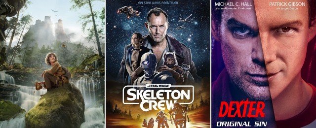 Von "Ronja Räubertochter" bis "Star Wars: Skeleton Crew", von "Dexter: Original Sin" bis "Found"