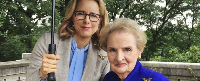 Madeleine Albright besucht ihre fiktive Nachfolgerin