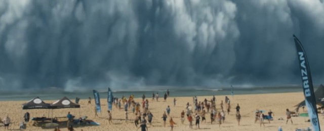 Wolke verschluckt Surfer, die daraufhin Superkräfte erlangen
