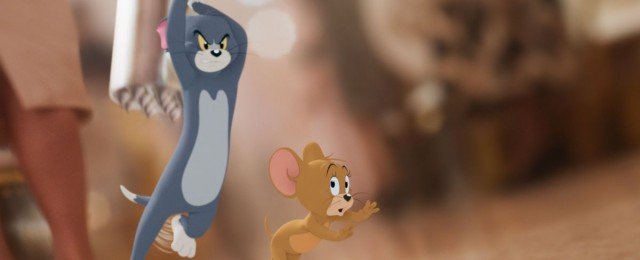Katz-und-Maus-Spiel als Mischung aus Animations- und Realfilm