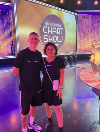 Judith Langhans im "Chart Show"-Studio