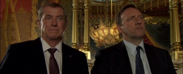 Tom Barnaby (John Nettles, l.) und Cousin John (Neil Dudgeon, r.)