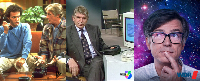 Das Jubiläum der ARD weckt Erinnerungen an (v. l.) "Soap - Trautes Heim" im Westdeutschen Fernsehen, "WDR Computerclub" auf West 3 und "Quarks" im WDR Fernsehen.