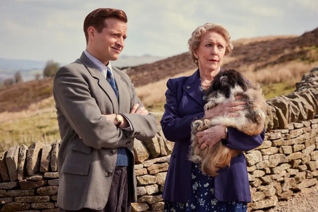 James mit Mrs. Pumphrey und Trickie