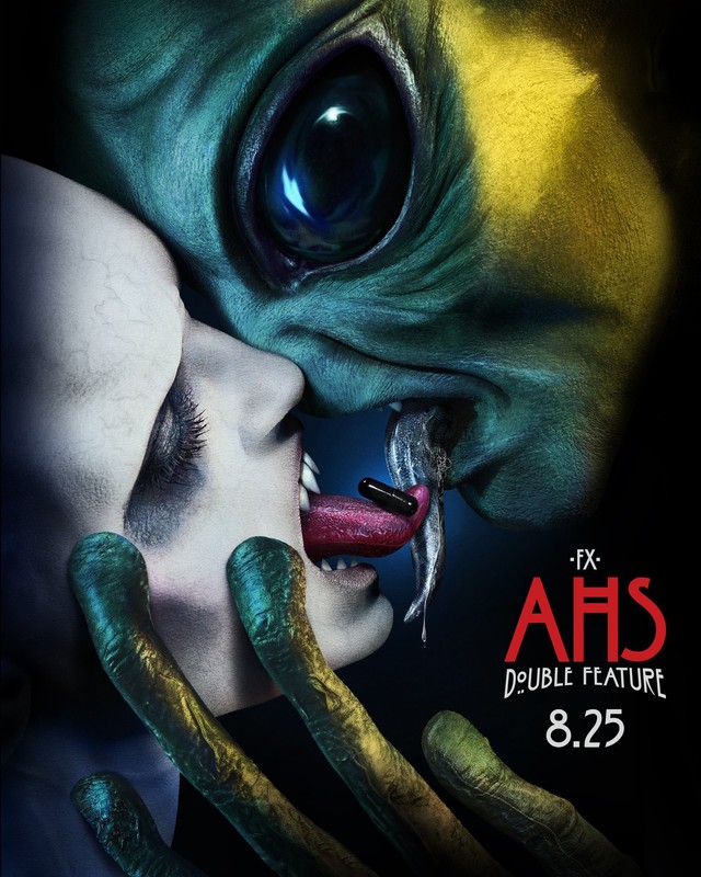 Poster zur zehnten Staffel von "American Horror Story", "Double Feature"