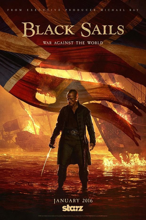 Das Poster zur dritten Staffel von "Black Sails"