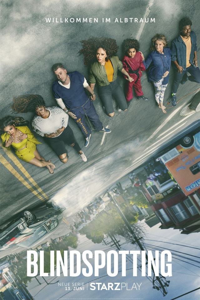 Die Welt steht Kopf im Poster zur neuen Serie "Blindspotting".