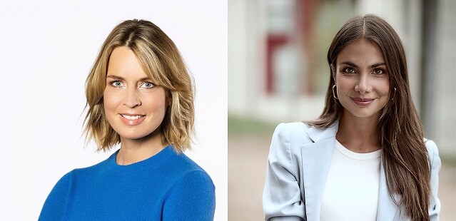 Jessy Wellmer (l.) und Lea Wagner