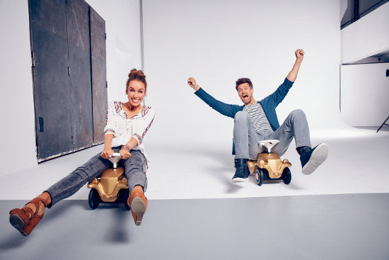 Annemarie und Wayne freuen sich auf ihre neue Serie.