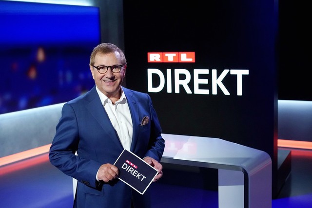 Jan Hofer moderiert "RTL Direkt"