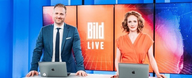 Kai Weise und Patricia Platiel moderieren bei BILD