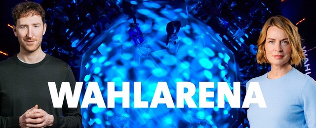 Louis Klamroth und Jessy Wellmer moderierten die "Wahlarena"