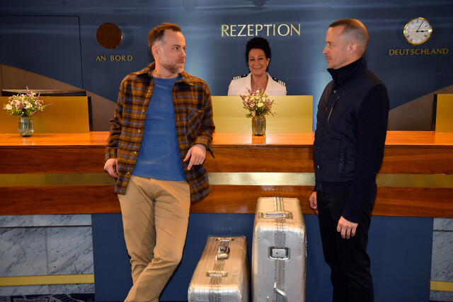 Dominik Dahlke (Bernhard Piesk, l.) und Nikolaus Andresen (Barnaby Metschurat, r.) erwartet auf der Reise eine besondere &Uuml;berraschung.