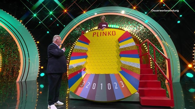 Das Kultspiel "Plinko" ist natürlich wieder dabei