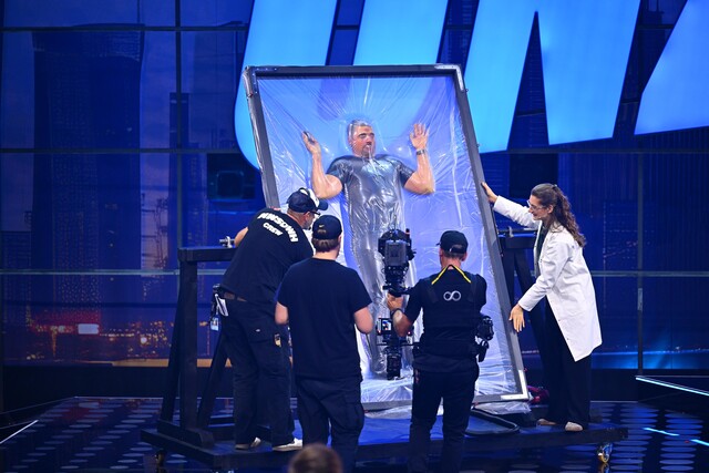 Live-Experiment im Studio