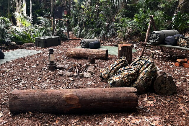 Das "Snake Rock"-Camp