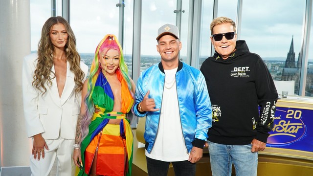 Die "DSDS"-Jury 2023: Leony, Katja Krasavice, Pietro Lombardi und Dieter Bohlen