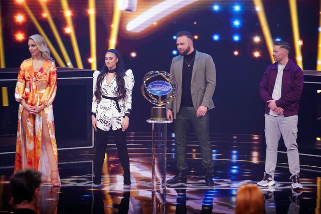 Die Finalisten: Paulina Wagner, Chiara D'Amico, Joshua Tappe und Ramon Roselly