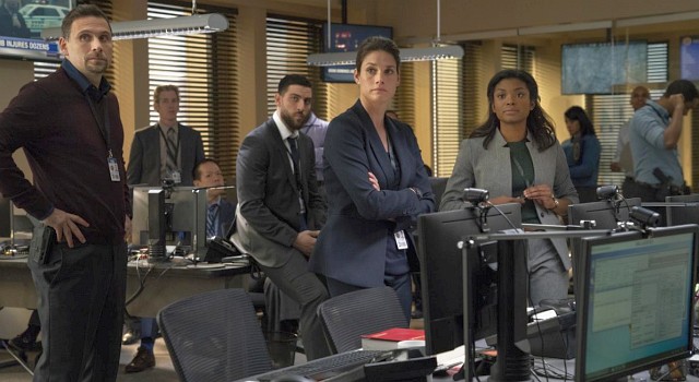 Das Team: (V.l.) Jubal Valentine (Jeremy Sisto), OA Zidan (Zeeko Zaki), Maggie Bell (Missy Peregrym) und Kristen Chazal (Ebonée Noel )