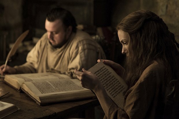 Sam Tarly in seinem Element