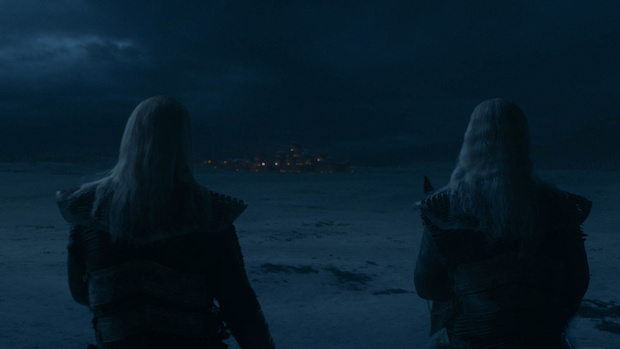 Der Nachtkönig und seine Armee beziehen vor Winterfell Position.