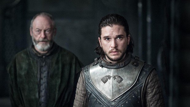 Erhalten Gegenwind: Jon Snow (Kit Harington, r.) und Ser Davos (Liam Cunningham)