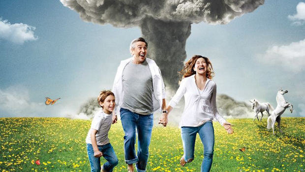 Der unbedingte Zwang, glücklich zu sein: Familie Payne (Sawyer Shipman, Steve Coogan, Kathryn Hahn)