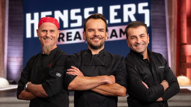 "Hensslers Dreamteam" sind Ralf Zacherl, Steffen Henssler und Ali Güngörmüs (v.l.)