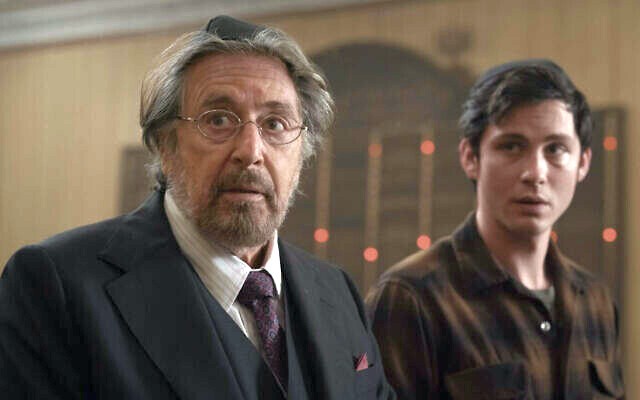 Meyer Offerman (Al Pacino) mit Jonah Heidelbaum (Logan Lerman) in "Hunters".